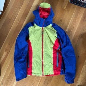 Columbia Titanium Blue and Green Jacket
